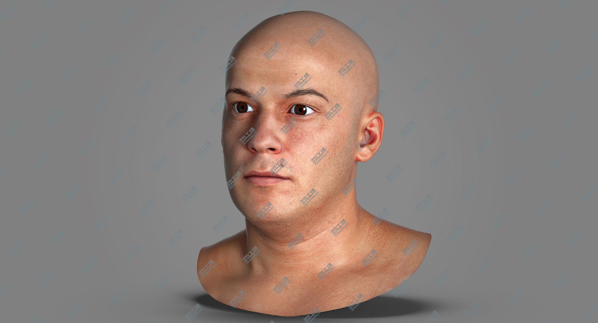 images/goods_img/202105073/3D PBR Marcus Real Human Head Outer Brow Raiser Both AU2/4.jpg